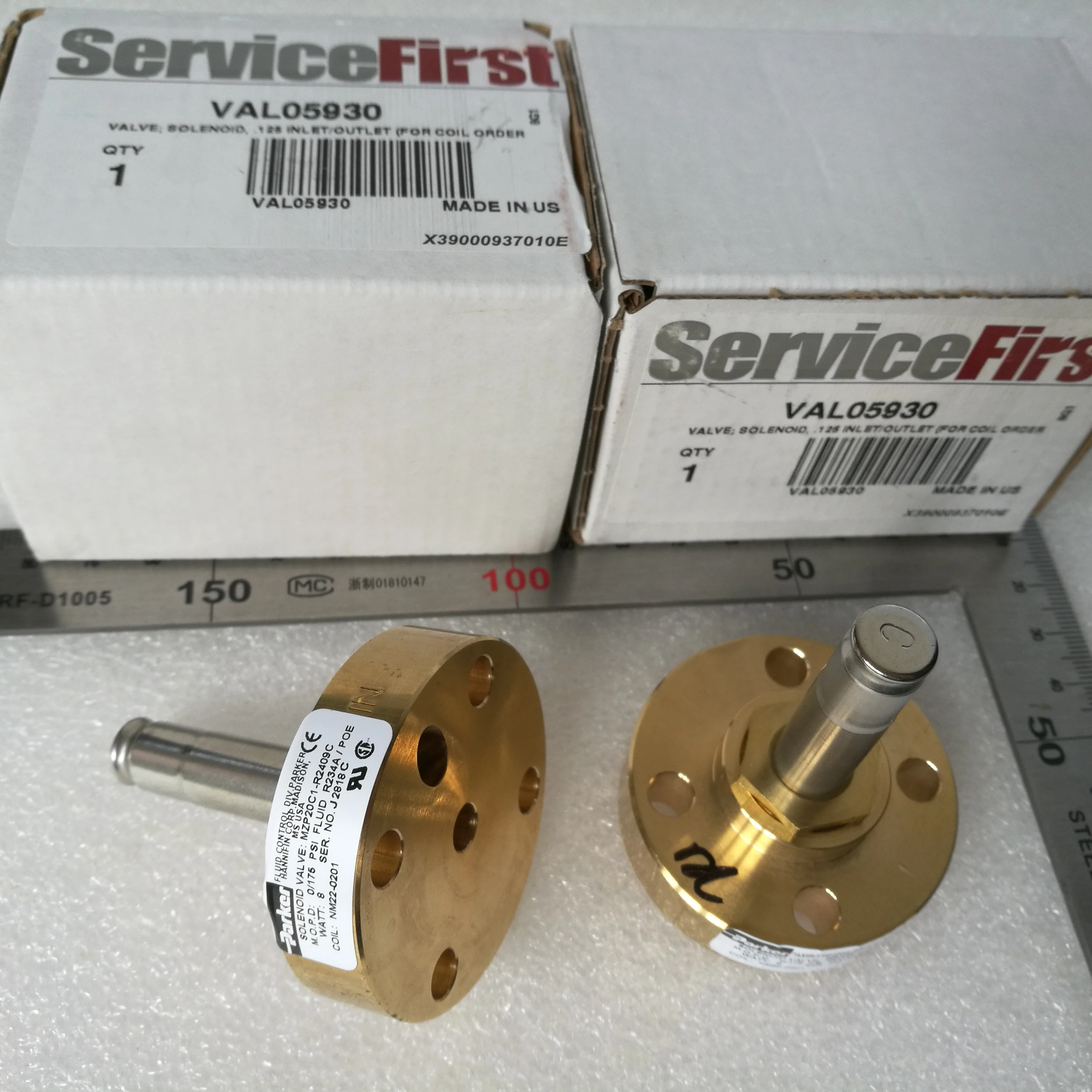 Original Chiller Parts TRANE Solenoid Valve VAL05930