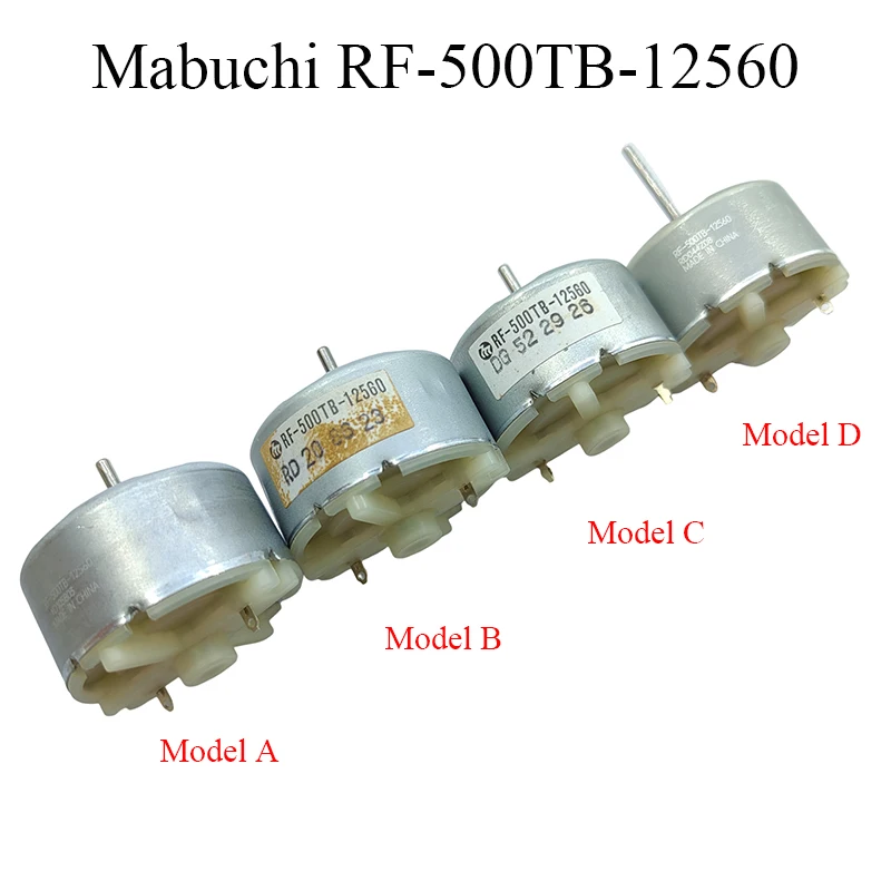 MABUCHI RF-500TB-12560 Mini Micro 500 Motor DC12V 32mm Round Spindle Presious Metal Brush Motor - Image 3