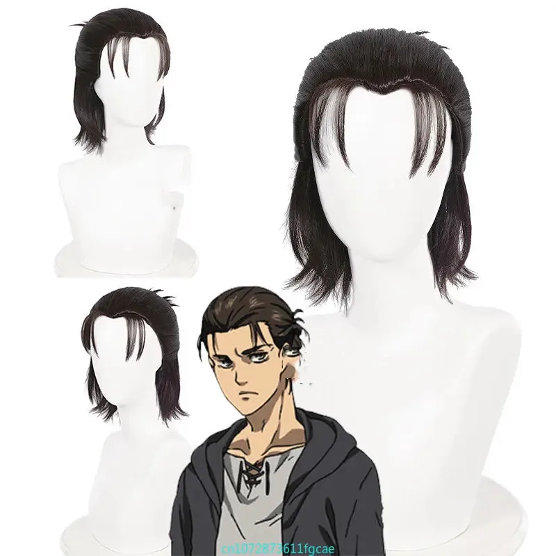 2025 جديد هجوم أنيمي تيتان الموسم النهائي جايجر إرين معطف أسود بانت تأثيري حلي الكبار الزي الرسمي حفلة ❤ ❤   $zz