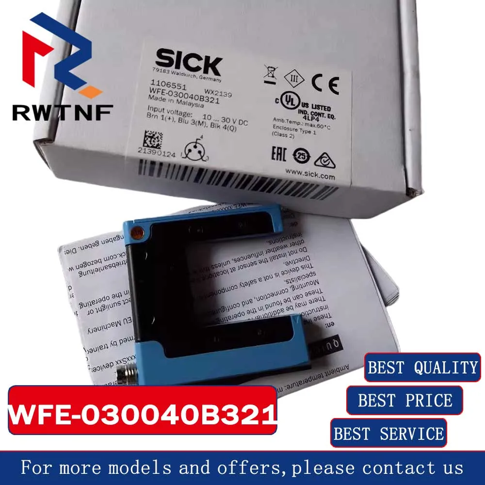 

Абсолютно новый оригинальный фотоэлектрический датчик SICK WFE-030040B321 с U-образным пазом, 100% оригинальный, со склада