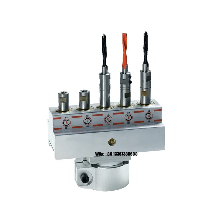 Common Drilling Row 5 Spindles Drill Head Woodworking Drilling Head