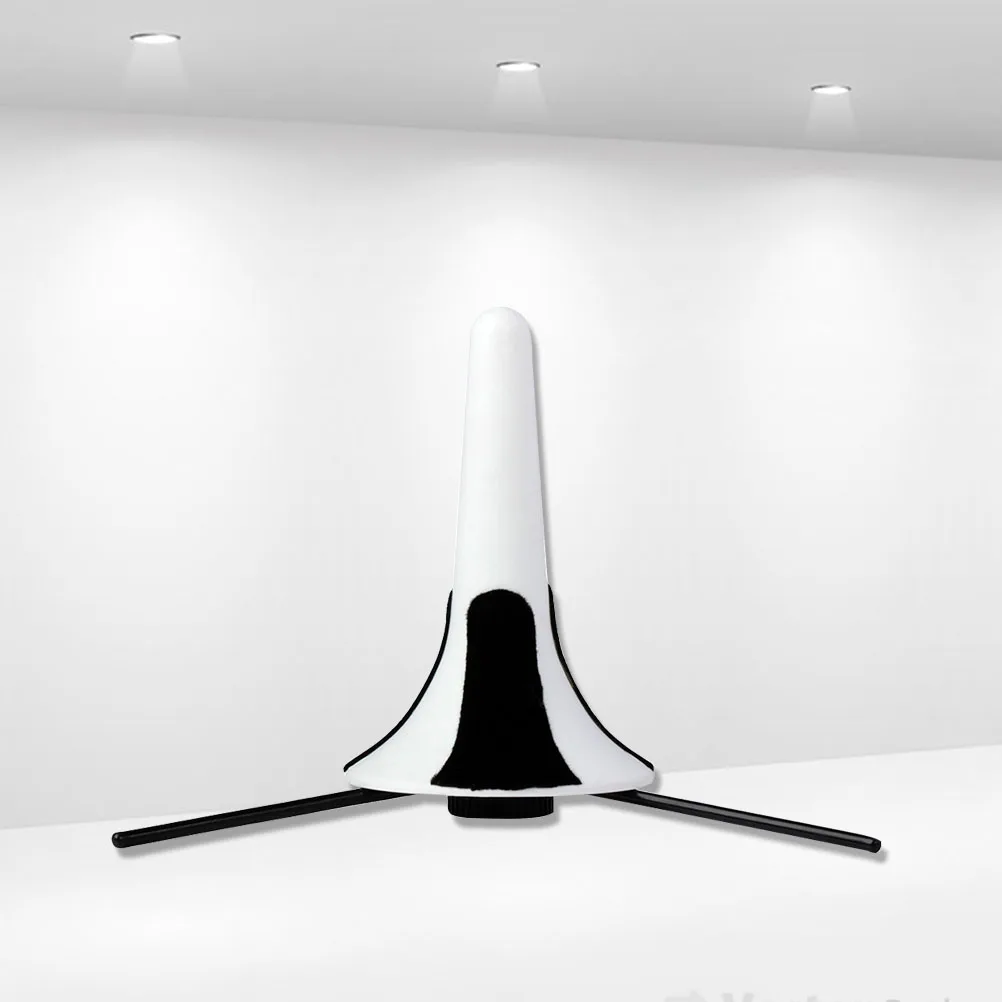 

Trumpet Holder Stand Detachable Foldable Metal Tripod for Trumpet Wind Instrument Accessories White Cornet Stand