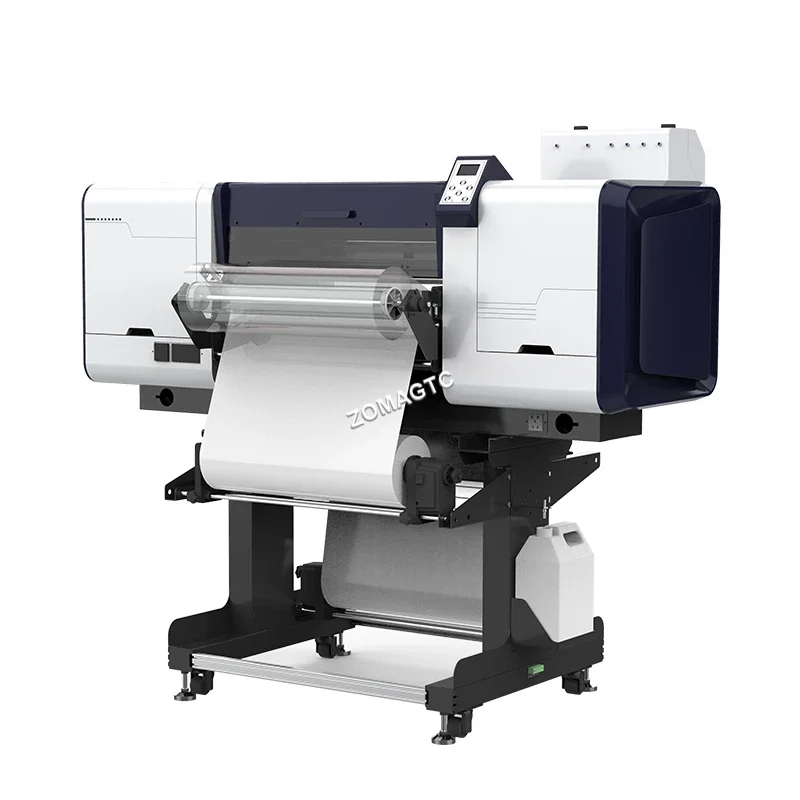 UV Printer 60cm Three Print Head  UV DTF All-in-One Crystal Label Printer for Glass Printing Automatic  Transfer Film Printer