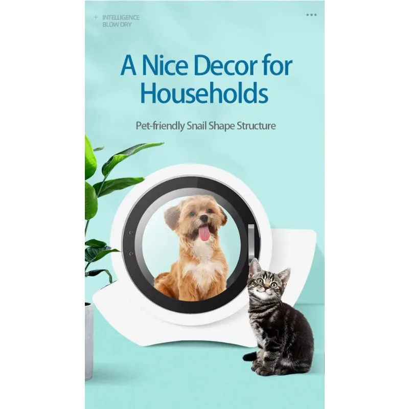 2026 Fully Automatic Pet Dryer Cabinet: Dog Cat Drying Box with Smart Hair Dryer System for Pet Supplies