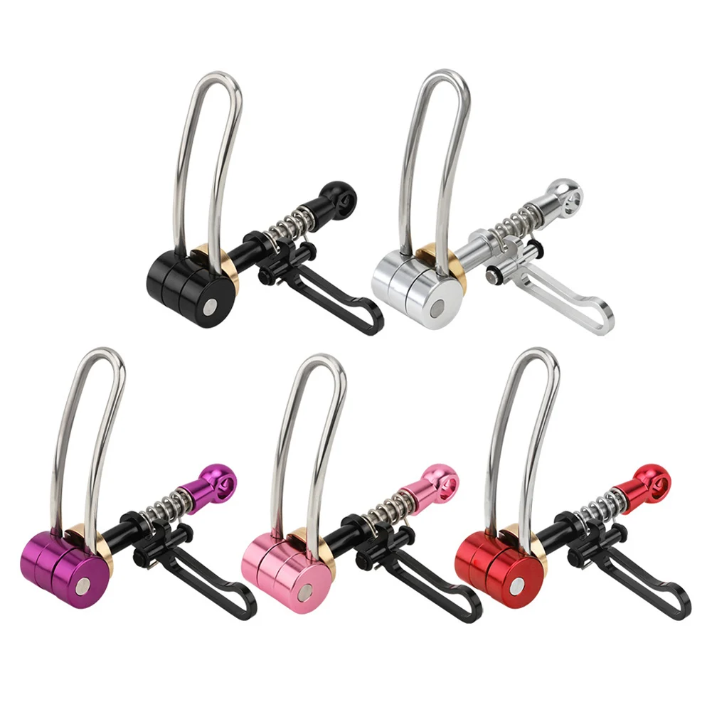 1pc Bicycle Seat Tube Clamp Aluminum Alloy CNC Shaft Quick Disassembly Clamp For Brompton For 3sixty Folding Bike Accessories