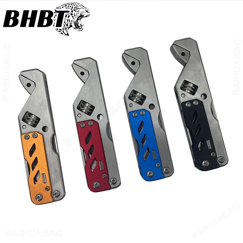 BHBT Mini Wrench Multi-tool 4 in 1 Multi-functional Portable Folding Screwdriver Bottle Opener Outdoor EDC Hand Tools