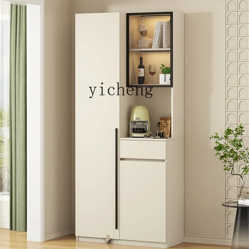

simple guest restaurant side cabinet household wall tea cabinet balcony storage