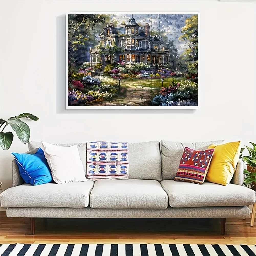 大人向けジグソーパズル 500/1000ピース - 複雑な絵柄が特徴の難しい大型脳トレ、ストレス解消ファミリーゲームナイト、P