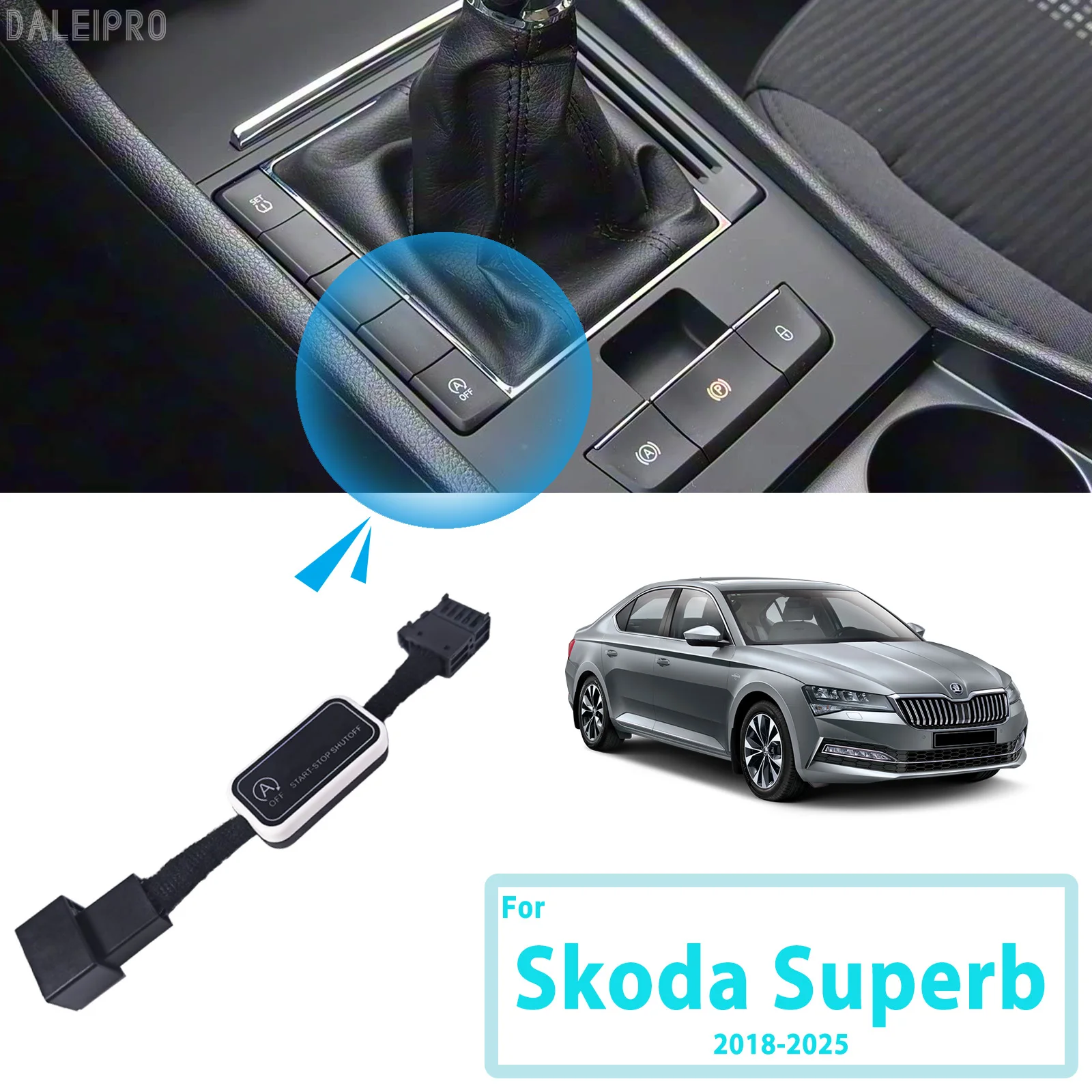 For Skoda Superb 2018-2023 2024 2025 Automatic Stop Start Engine System Disable Smart Shut Down Car Auto Start Stop Eliminator