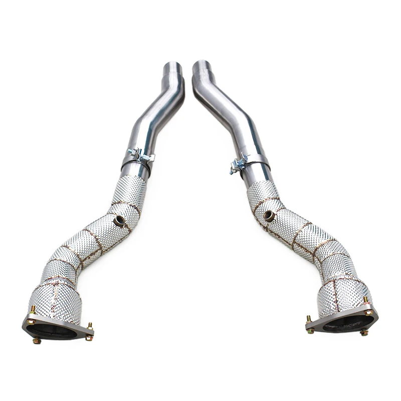 

Custom In Stock Engine Header Downpipe For Ferrari FF/GTC4 Lusso 6.3L V6 2011- SUS304 Pipes Straight-through Exhaust Free System