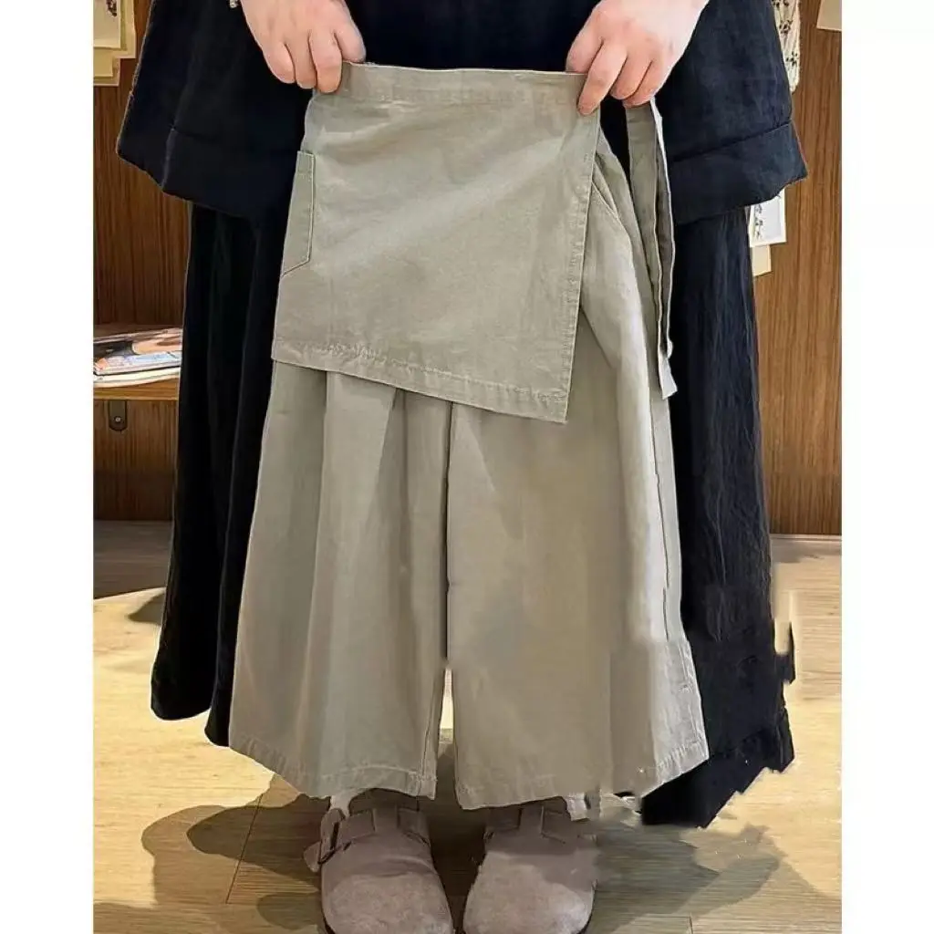 

Girls Wide-leg Pants Korean Style Culottes Spring and Autumn 2025 New Girl Pants Children Loose Casual Trousers