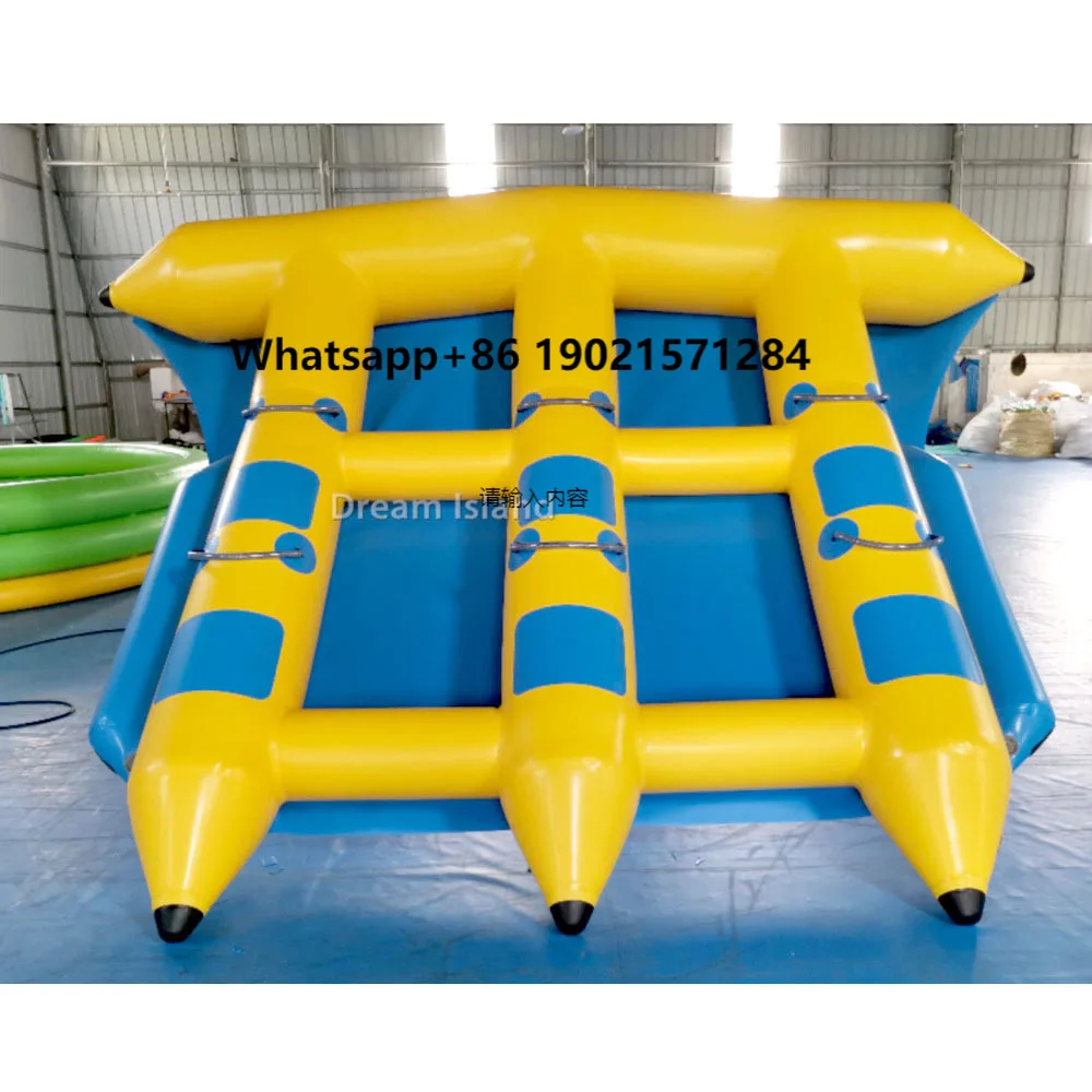 

Commercial Water Sport Game Inflatable Banana Boat Fly Fish Tube Water Games Flying Fish