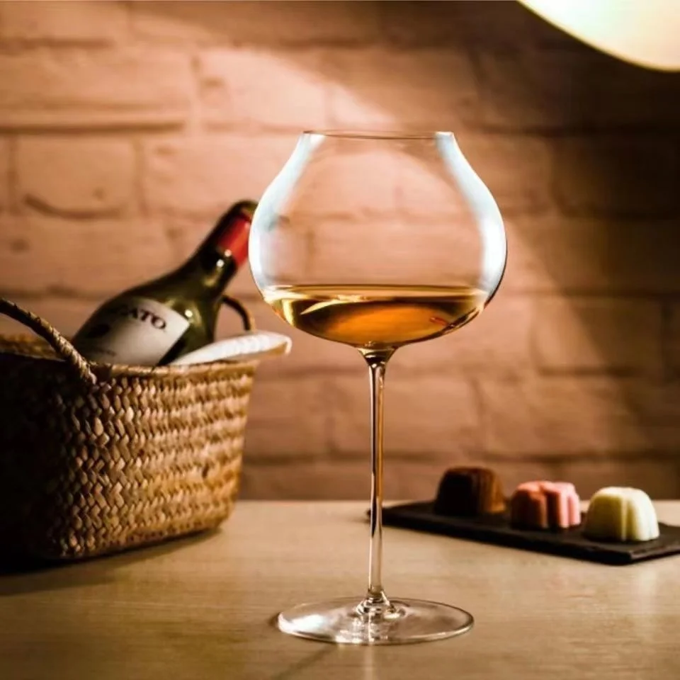 French Sommelier Competition Exclusive Wine Glass Grands Crus White Sherry Cup Rona Big Belly Rum Goblet Young Burgundy Glasses