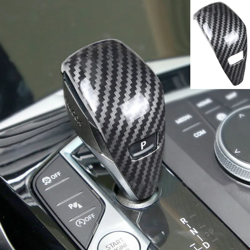 

ABS Gear Head Decorative Cover Gear Shifter Knob Handle Modification For BMW 3 4 Series 325li Z4 2020-2022 Car Inner Accessories