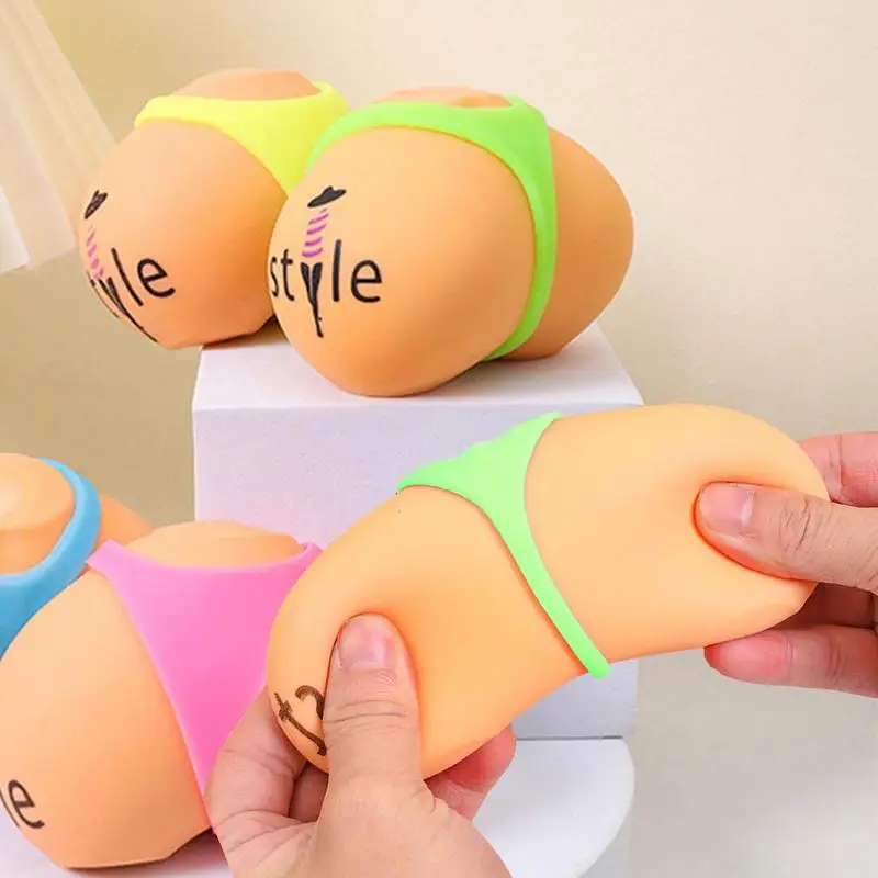 Mini Squeeze Toys Simulation Ass Vent Toy Stress Ball Anxiety Soothing Kids Toys