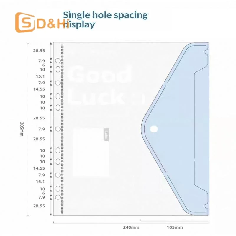 1 4 5PCS A4 File Folder Clear Data Book Holder Detachable Pocket Multi Page Students Stationery for School Office Filing