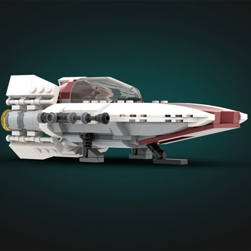 301pcs MOC Star Battle A-Wing Starfighter RZ-1 Interceptor Model Building Blocks Toy Architecture Christmas Gift Brick Craft