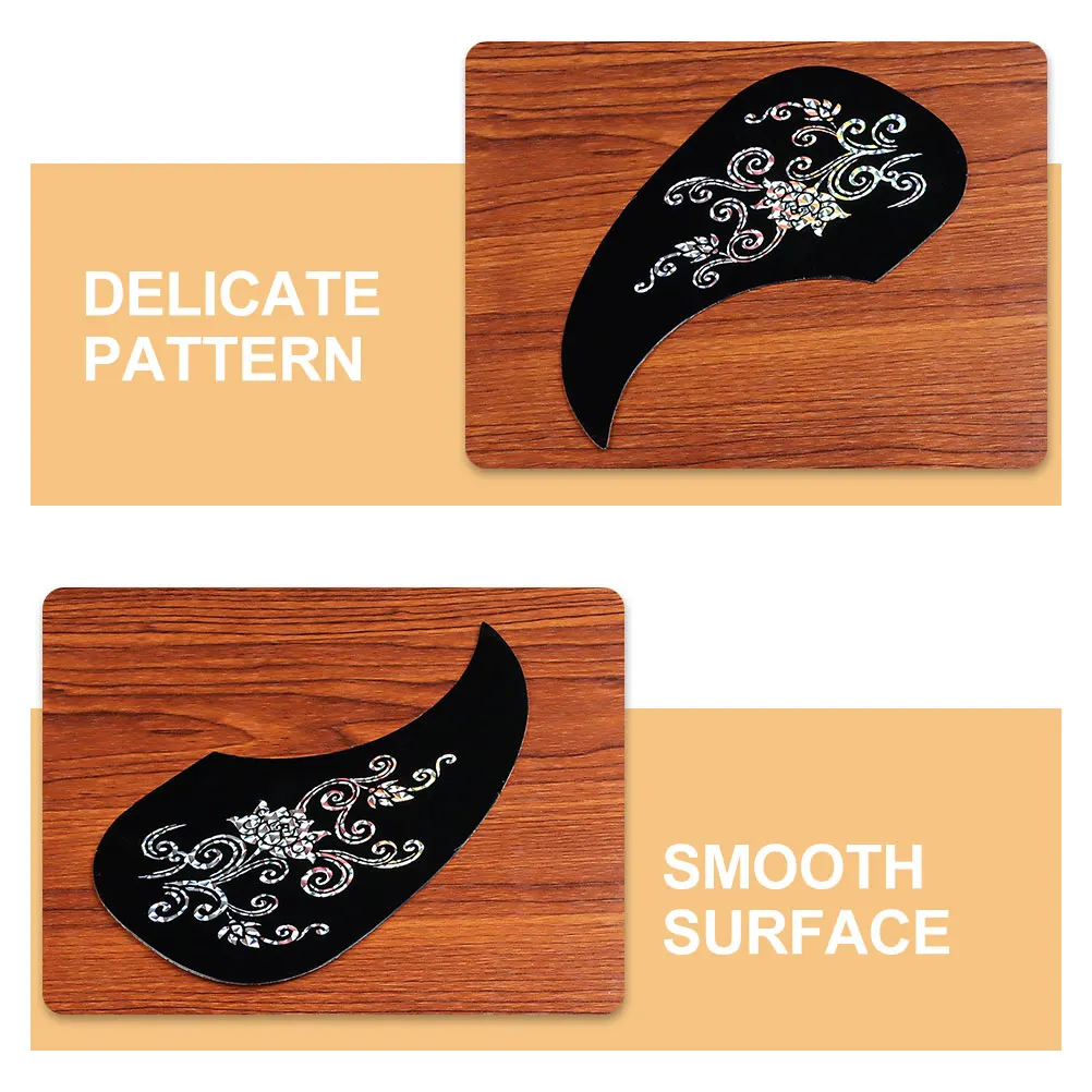

Guard Plate Guitar Pick Acoustic Protector Pickguard Thick Part Self-adhesive Anti-scratching Backplane