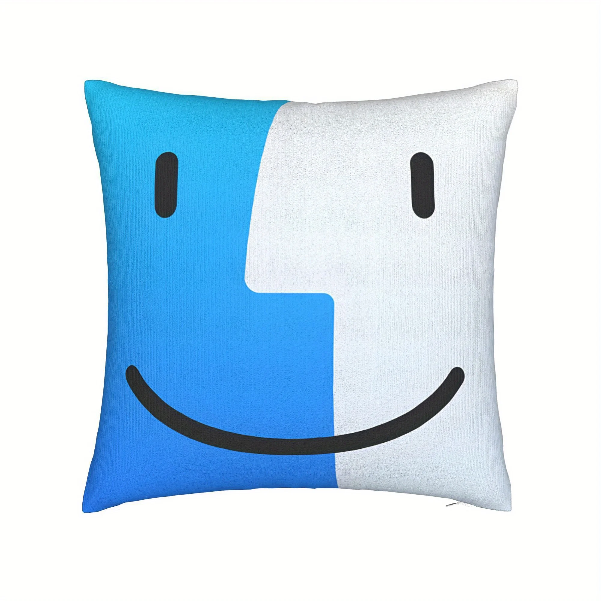 1pc Illustrative Binary Motif Graphic Pillowcase for Home Decoration Cushion Cover Polyester 45x45cm 18x18in
