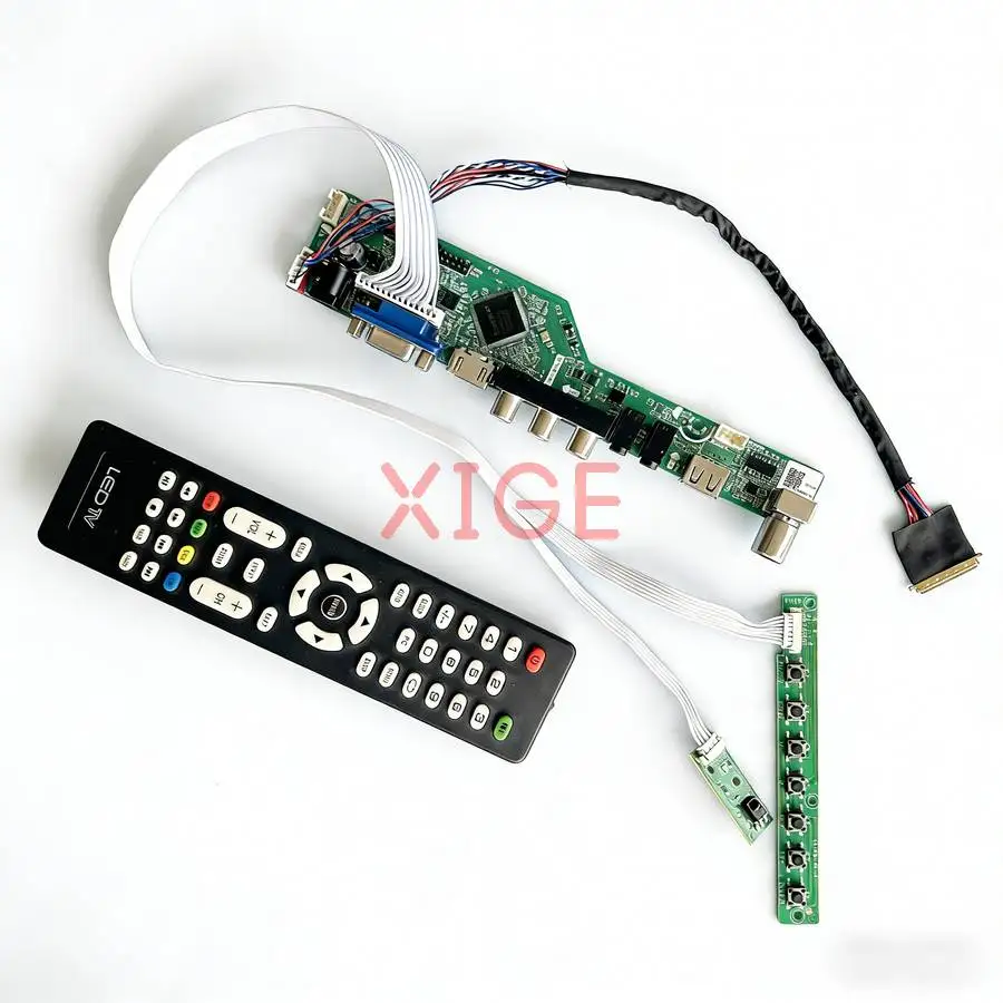 

Комплект платы управления для LTN140AT08 LTN140AT02 LTN140AT01 LTN140AT07, DIY-набор для ноутбука/монитора, LVDS-40 Pin, 1366*768, USB+AV+VGA+HDMI