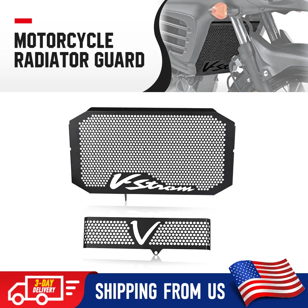 For Suzuki V-STORM 650/VSTORM 650/DL 650 V-Strom VSTROM650 2004 2005 2006-2011 Motorcycle Radiator Guard Grille Cover Protection