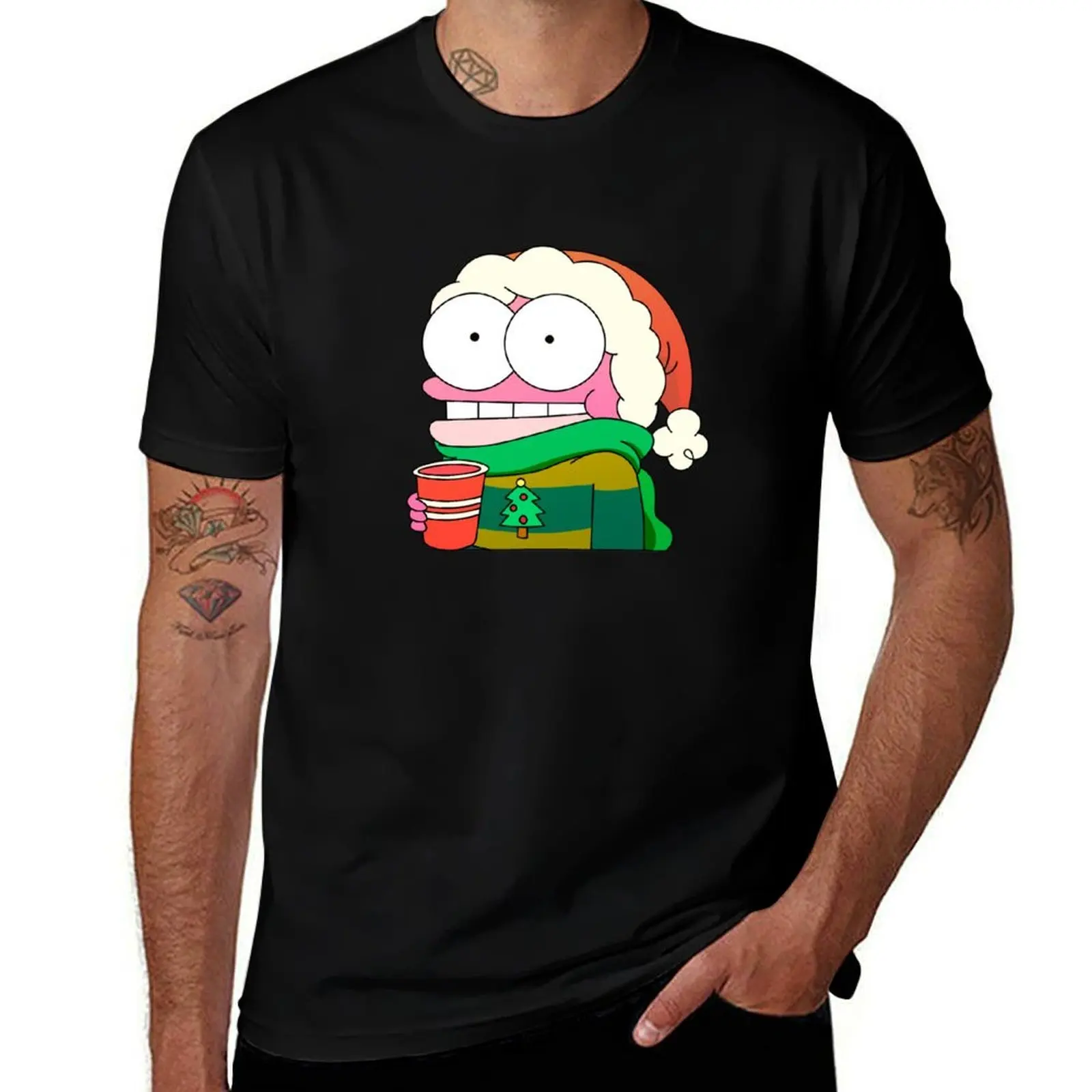 

Xmas Sprig Amphibia футболка большого размера с рисунком аниме рубашка аниме футболка с рисунком дизайнерская футболка мужская