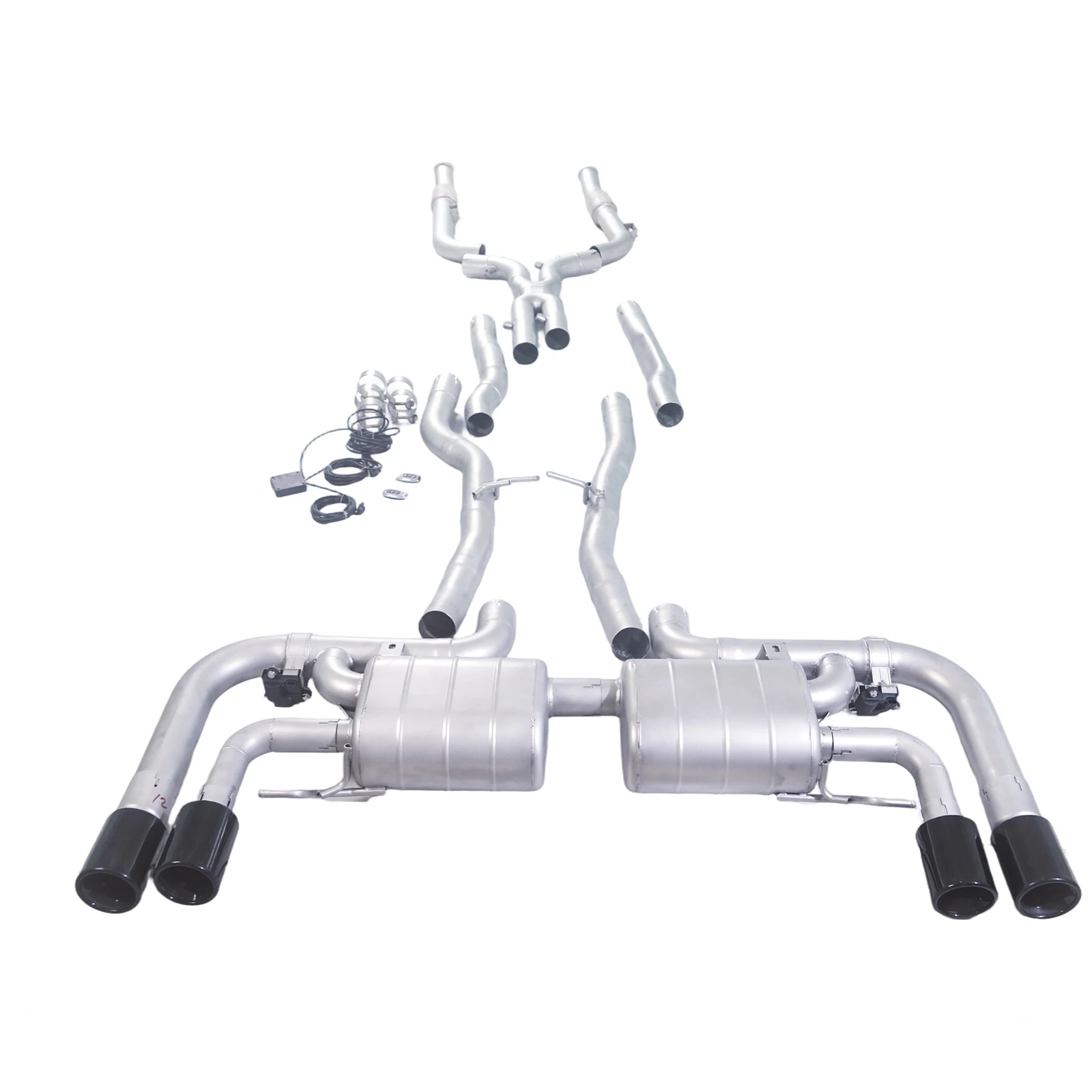 For Applicable to the 2022 Mercedes-Benz AMG GLC43 3.0T Stainless Steel Mid Tail High-permance Exhaust System