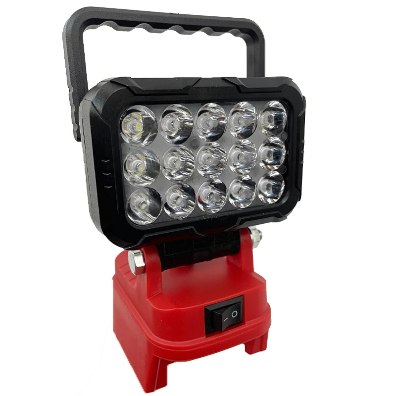 LED-licht voor Milwaukee Batterij M-18 3In draagbare spotlight Draadloos buitenwerk Vissen Handheld noodgereedschap Licht