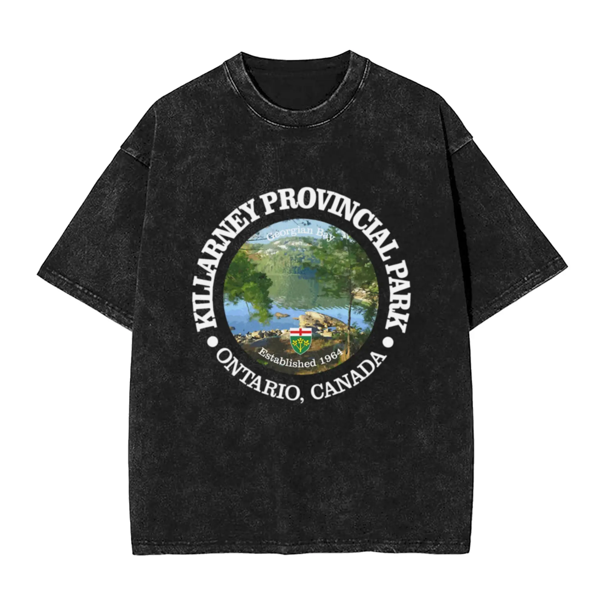 Killarney Provincial Park (SP)  Classic Stylish A T-Shirt Oversized Short Sleeve Men's Women's Cotton Tees Tops