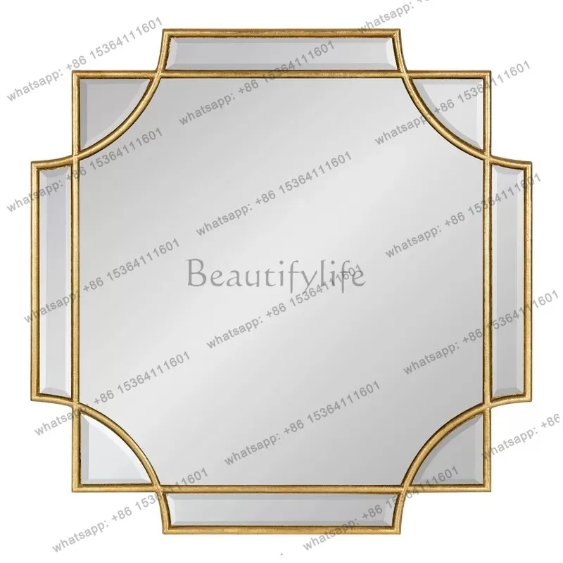 LS bathroom wall-mounted bedroom desktop vanity mirror creative entrance modern simple bathroom mirror