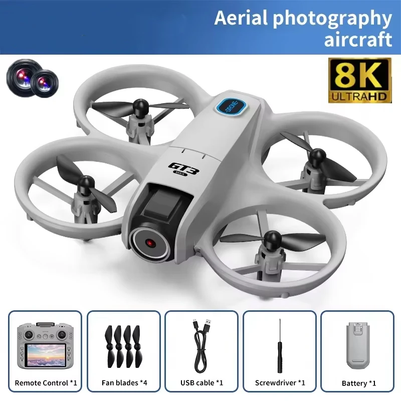 Lenovo Gt3 Max Drone 8k Hd Luchtfotografie Groot scherm Optische stroompositionering Borstelloze intelligente obstakelvermijding