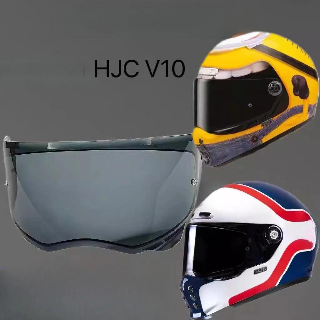 

Линзы для мотоциклетного шлема HJC V10: ретро-стиль, электролитическое покрытие Aurora, ночное видение, высокая четкость, защита от солнца