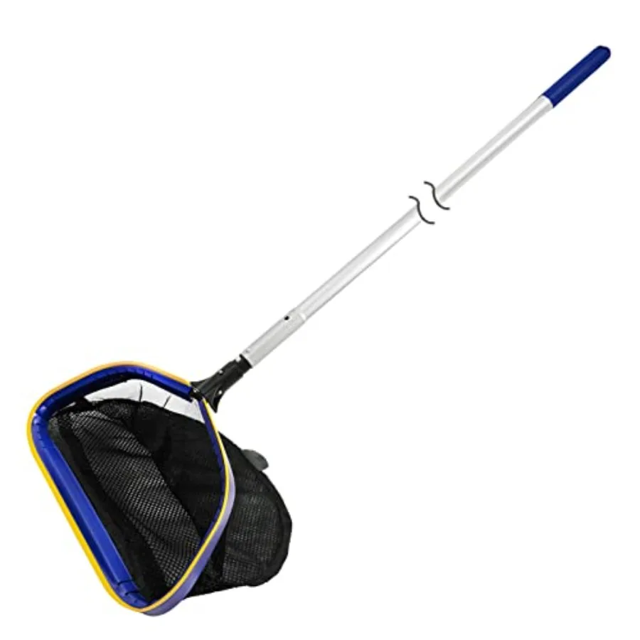 

Сачок для бассейна с регулируемой алюминиевой штангой 0,9-3 м и мелкоячеистым мешком, толщина сетки 1,0 мм, для наземных бассейнов