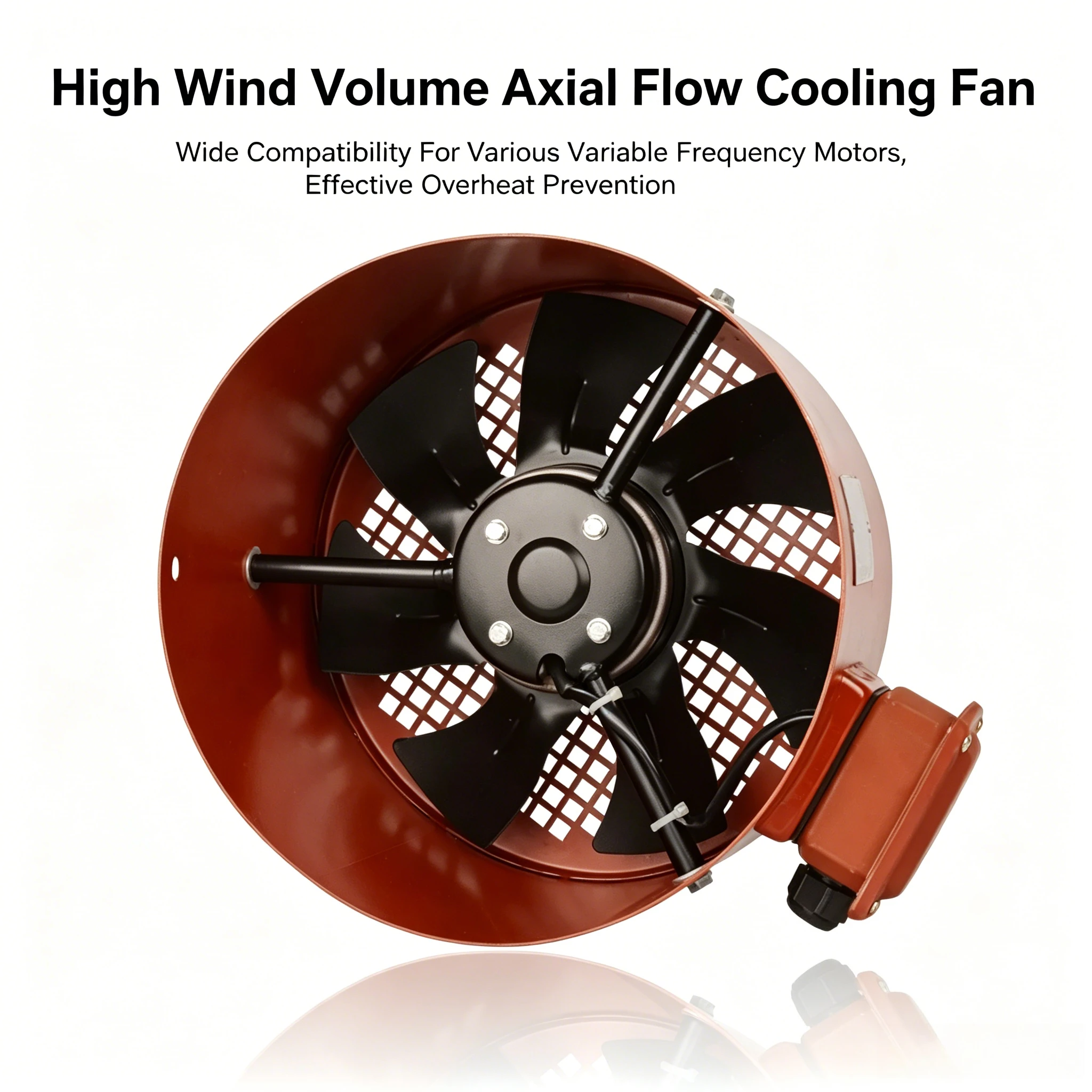 AC 380V G-100A Variable Frequency Motor Cooling Axial Fan Industrial Three Phase Motor Heat