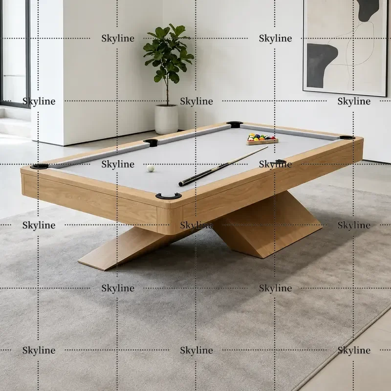 for Villa Solid Wood Pool Table Household Commercial High-end Automatic Return Marble Multi-functional Table Tennis Table