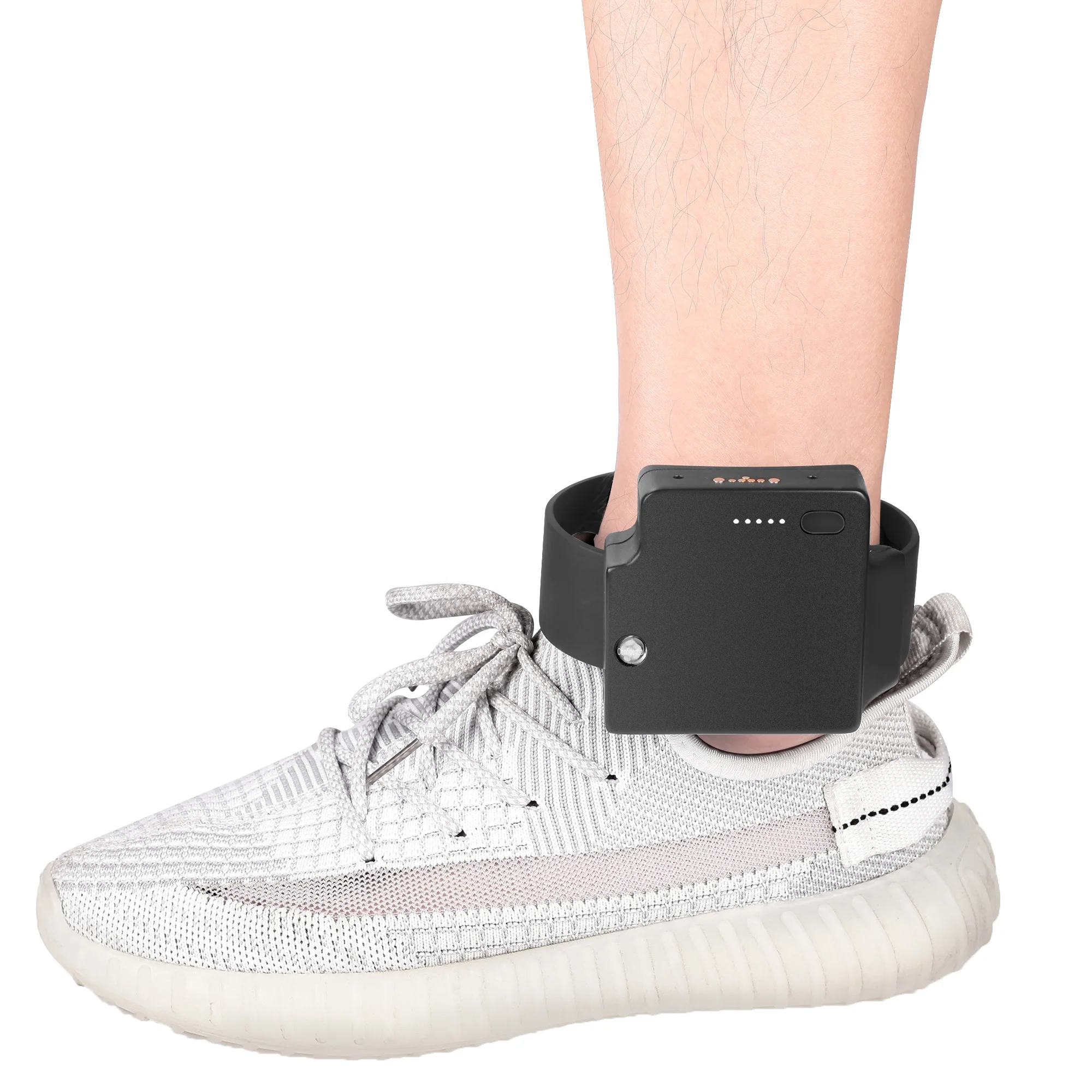

4G GPS Ankle Monitor with SOS Button & Remote Control Tamperproof Tracking Device Charger for SIM Card Support