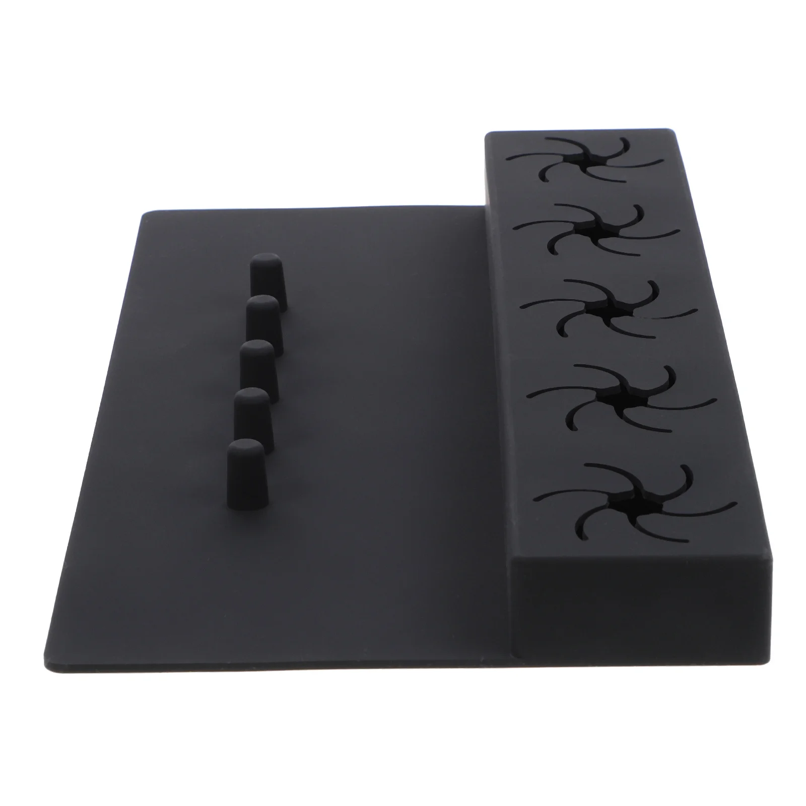 Silikon-Nagellack-Halteständer, 5, Fingerabdruck-Trenner, tropffreie Basis, Maniküre, Kunstwerkzeug, Zubehör, Nagellack-Halter