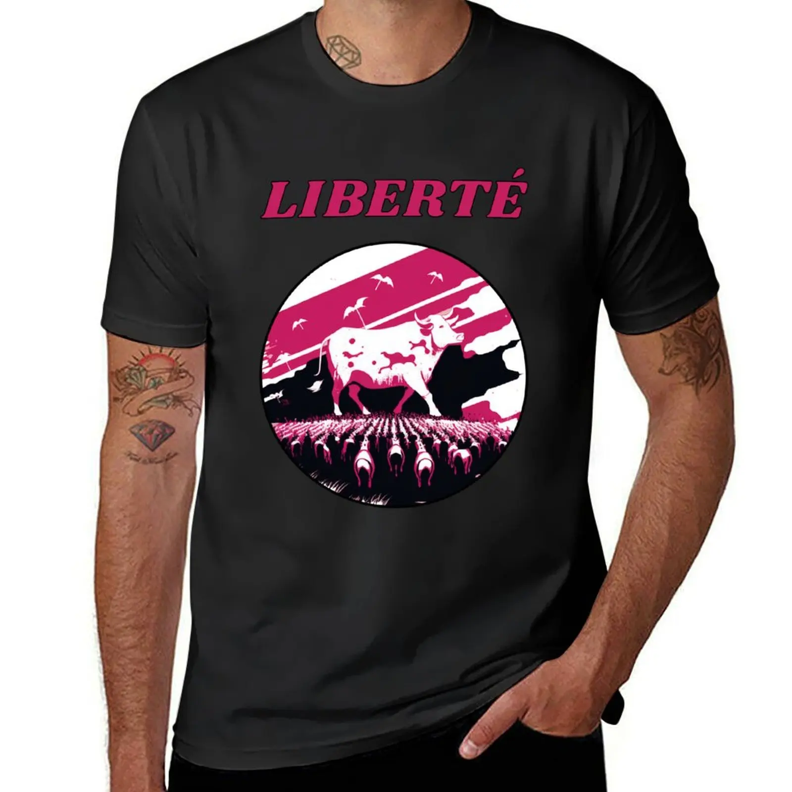 Liberté T-Shirt animal prinfor boys customizeds oversized t shirt men