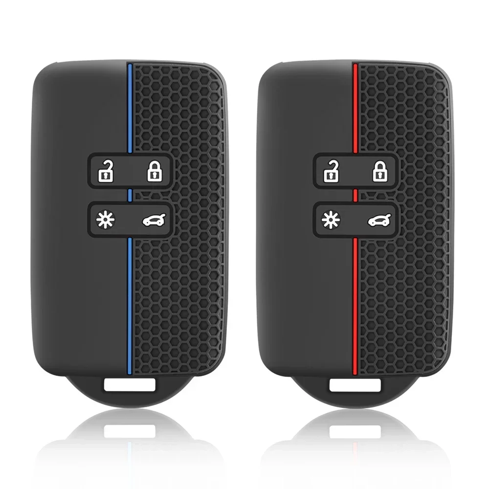 Silicone Car Key Case For Renault Koleos Captur Megane Clio Scenic Talisman Arkana For Dacia Sandero Accessories image 4