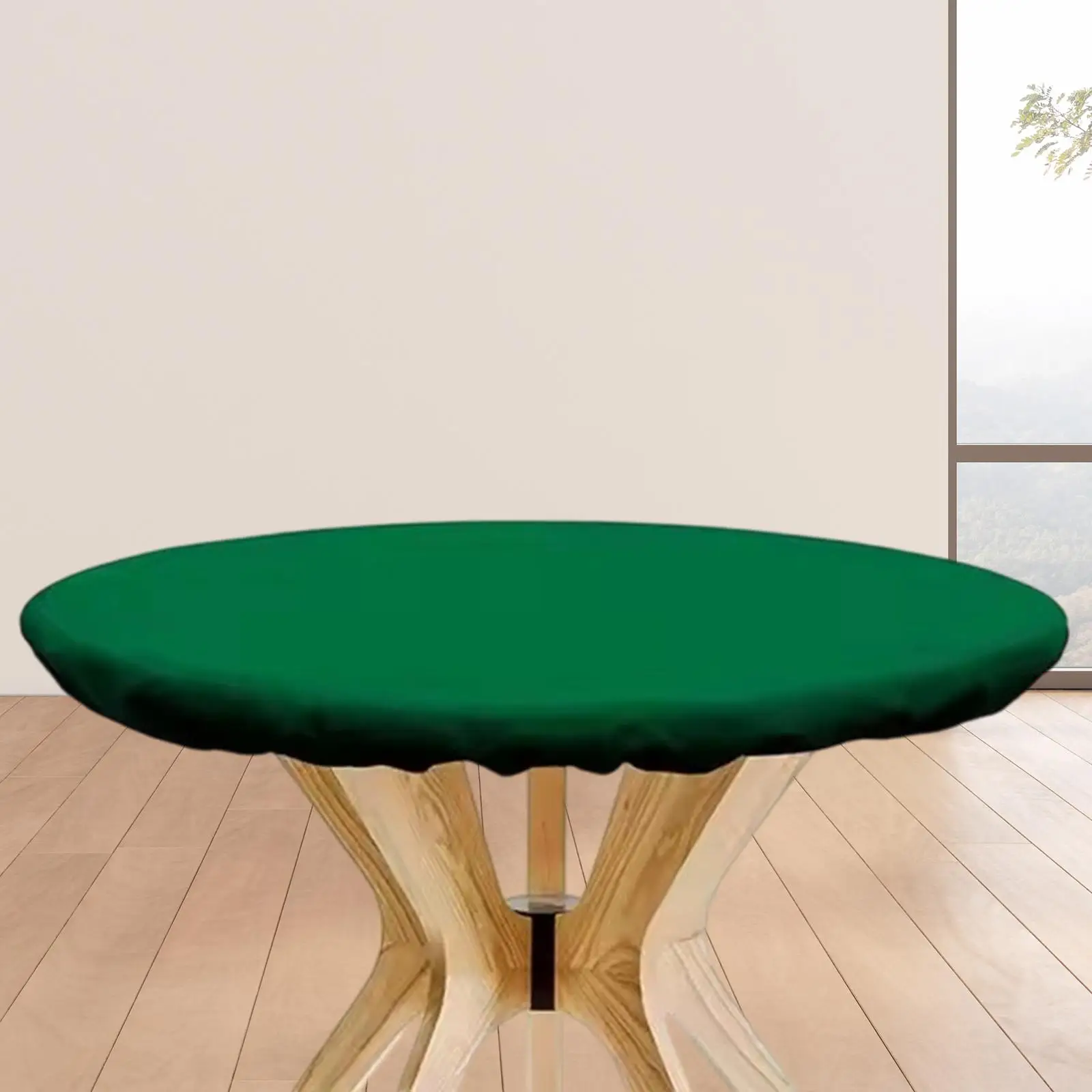 Card Game Table Cover Tablecloth for Bridge Indoor Outdoor Round Elastic Game Accessories Mahjong Table Mat