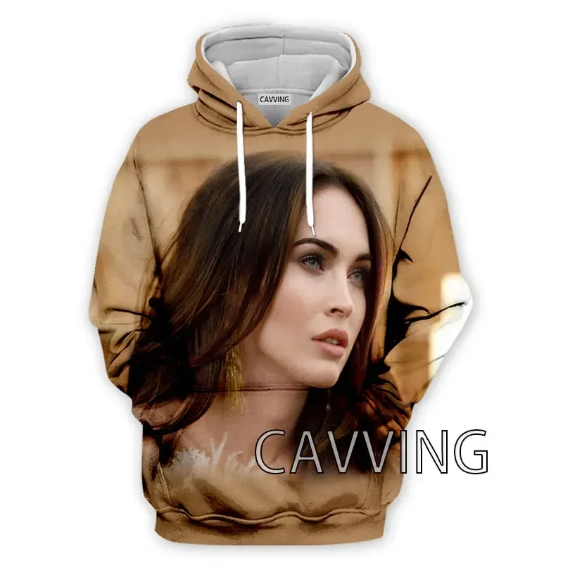 Nieuwe Mode Megan Fox 3d Bedrukte Kleding Streetwear Heren Hoodies Sweatshirt Mode Capuchon Lange Mouw Pullover Tops