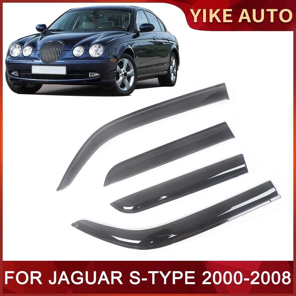 

Козырек для окна для JAGUAR S-TYPE 2000-2008, дверной козырек для защиты от ветра, солнца, дождя, ветровые дефлекторы для боковых окон, автозапчасти