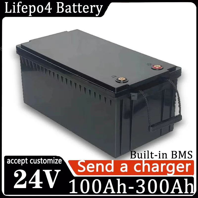 

Lifepo4 Аккумулятор 12V24V36v Аккумулятор 100ah 300AH Солнечный мотор для лодки на колесах Открытый аккумулятор для хранения энергии Резервная батарея двигателя 200A