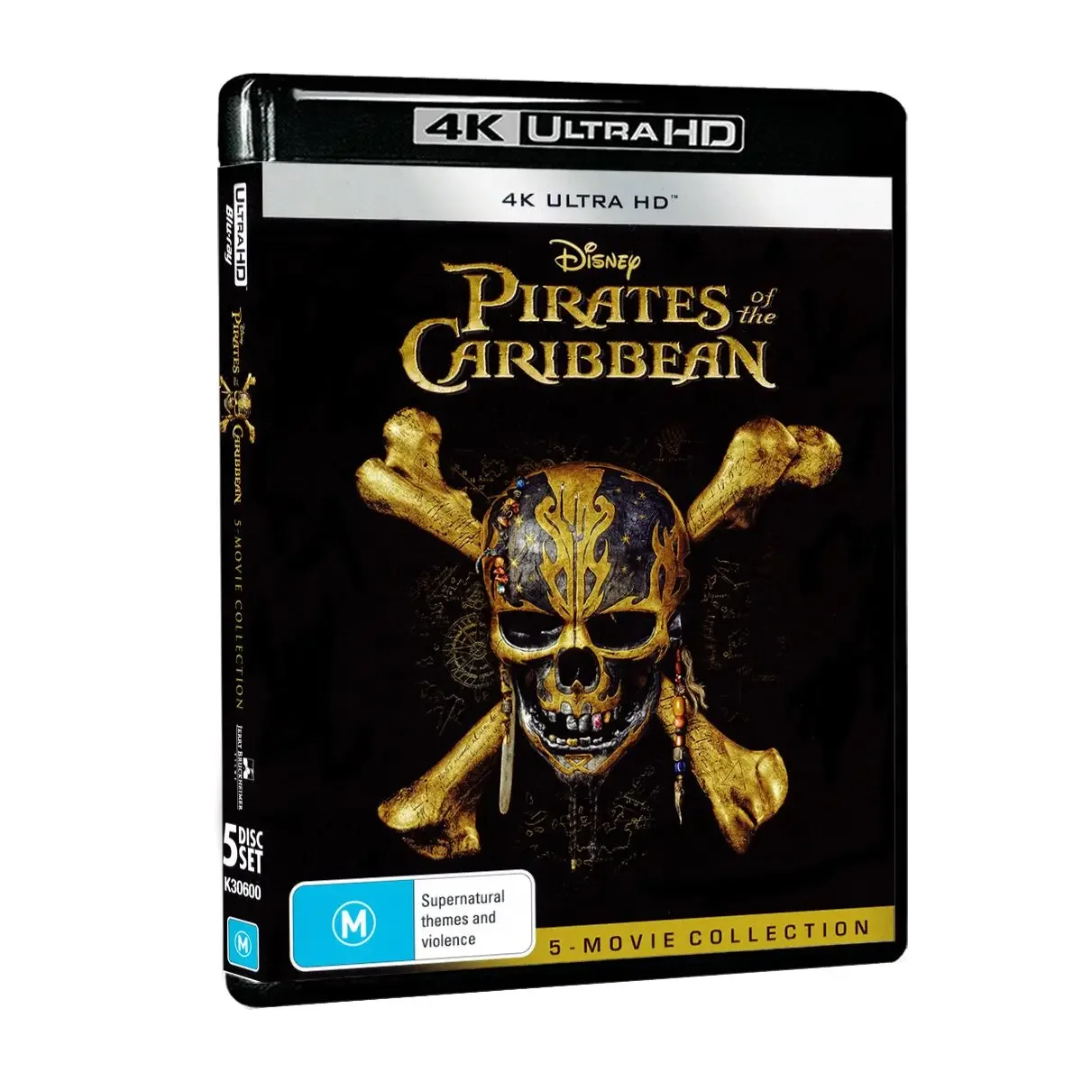 قرصان الكاريبي 1-5 كاملة 4K UHD قرص بلو راي PS5 متوافق مع XSX Dolby Atmos HDR10 #2