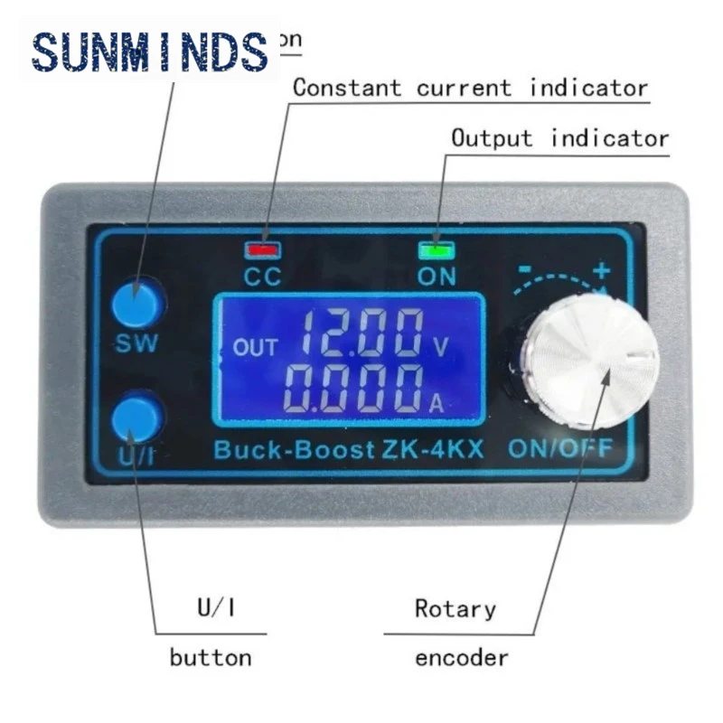 1 قطعة ZK-4KX تيار مستمر تيار مستمر باك دفعة محول CC CV 0.5-30 فولت 4A 5 فولت 6 فولت 12 فولت 24 فولت وحدة الطاقة قابل للتعديل ينظم مختبر إمدادات الطاقة