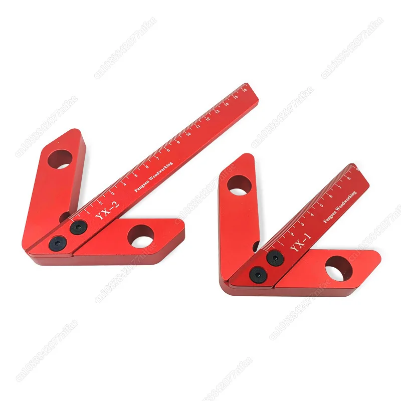 Center Finder Woodworking Square 45/90 Degree Right Angle Line Gauge Aluminum Center Scribe Carpenter Ruler Wood Measuring Tool