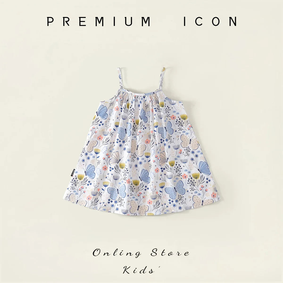 

YBFSKID Детское платье принцессы для девочек с цветочным принтом, пляжное платье для маленьких девочек, муслиновое тонкое платье на бретельках для маленьких девочек, платье Belle