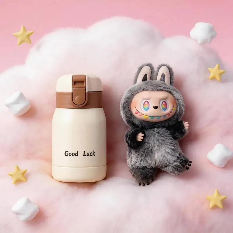 

Термос-бутылка POP MART THE MONSTERS Forward High Energy Series LABUBU Doll, оригинальный дизайн, подлинная, с изоляцией