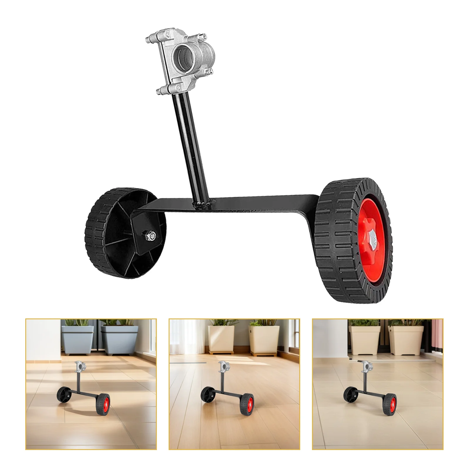 

28mm Mower Wheel Support Frame Adjustable Height Comfortable Convenient Use Improve Mowing Efficiency Reduce Work Intensity