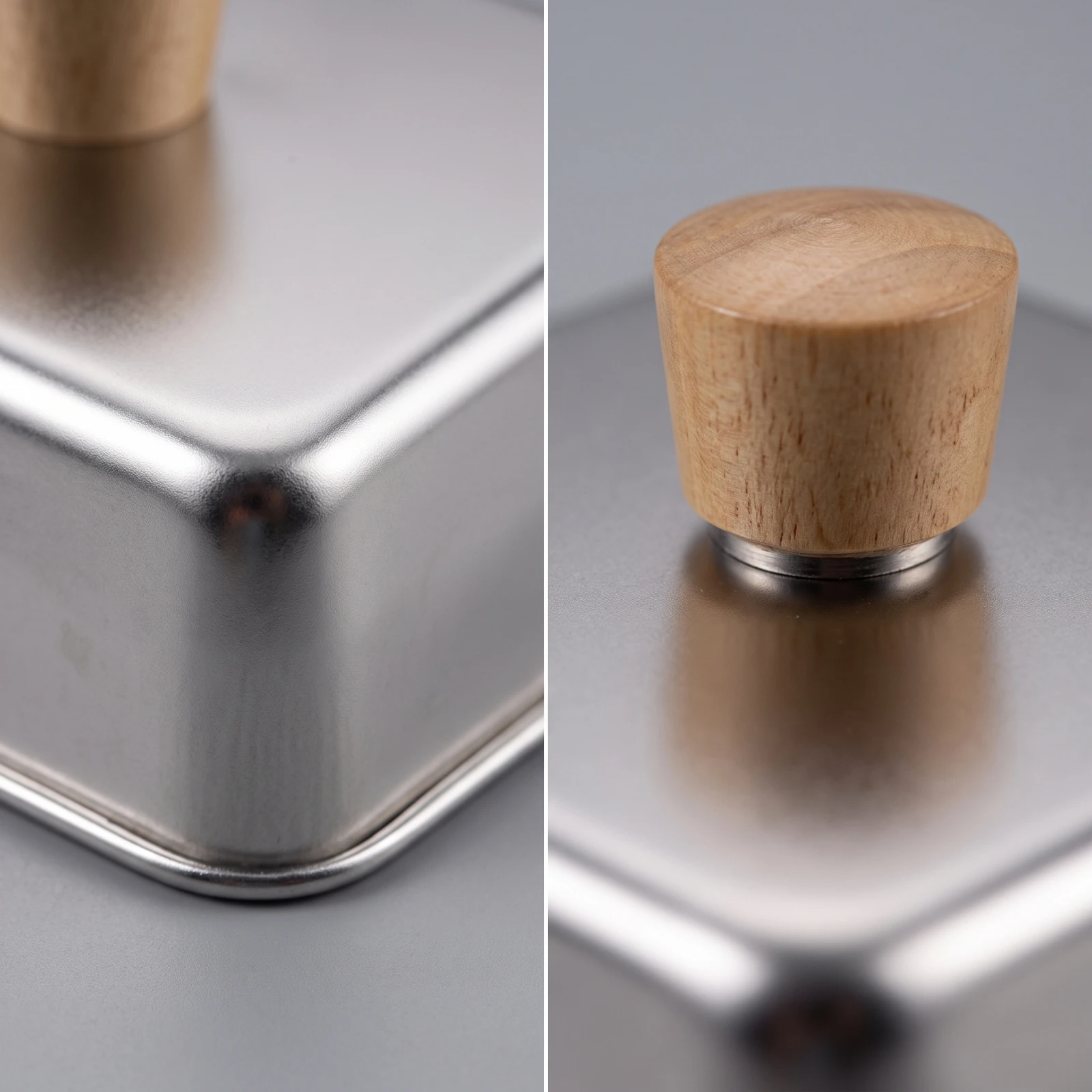 Griddle Dome with Wooden Knob Heat-Trapping Melting Dome Steak Cover Splatter-Reducing Grill Lid with Handle Smooth